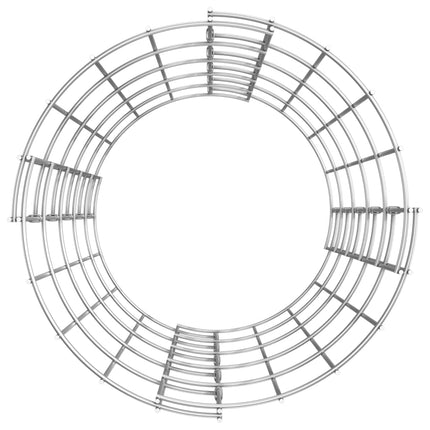 Gabion Plantenbakken 3 St Rond Verhoogd Ø30X50 Cm Staal