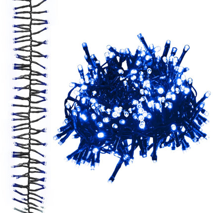 Lichtslinger Cluster Met 3000 Led's Blauw Pvc