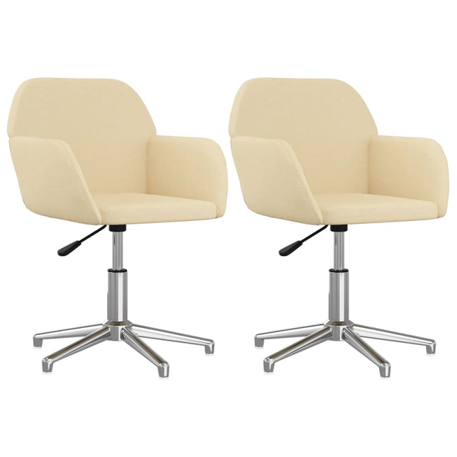 Eetkamerstoelen Draaibaar Stof Kleurig