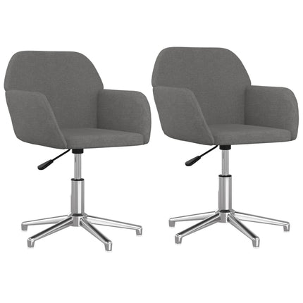 Eetkamerstoelen Draaibaar Stof
