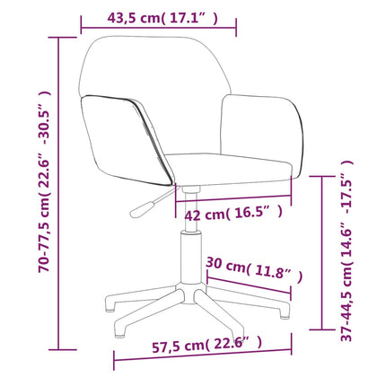 Eetkamerstoelen Draaibaar Stof
