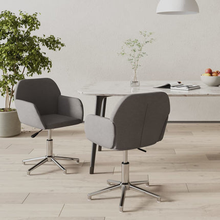 Eetkamerstoelen Draaibaar Stof Kleurig