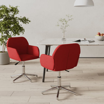 Eetkamerstoelen Draaibaar Stof Kleurig