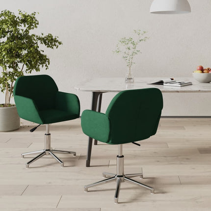 Eetkamerstoelen Draaibaar Stof Kleurig
