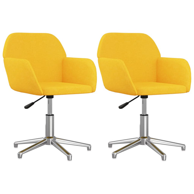 Eetkamerstoelen Draaibaar Stof