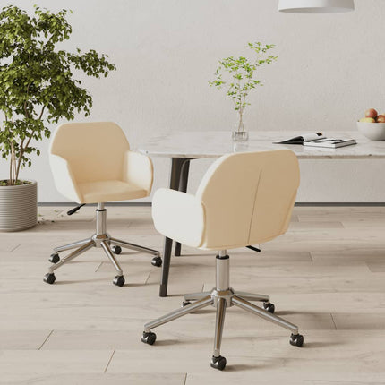 Eetkamerstoelen Draaibaar Stof Kleurig
