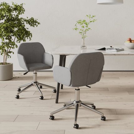 Eetkamerstoelen Draaibaar Stof Kleurig