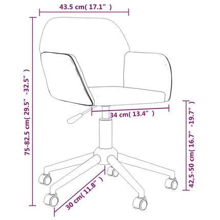Eetkamerstoelen Draaibaar Stof