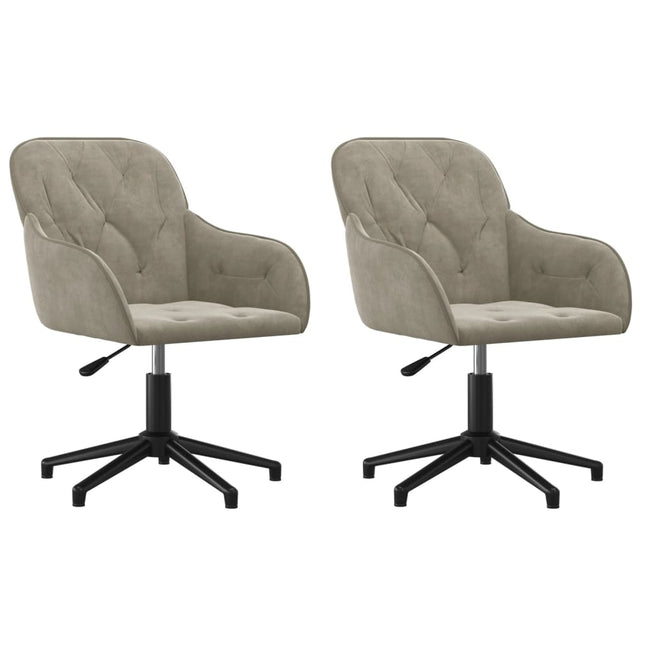 Eetkamerstoelen Draaibaar Fluweel