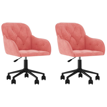 Eetkamerstoelen Draaibaar Fluweel