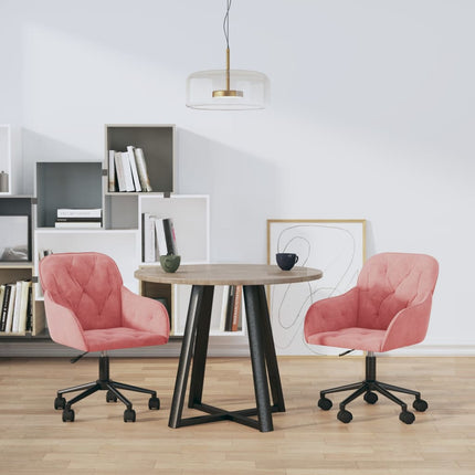 Eetkamerstoelen Draaibaar Fluweel