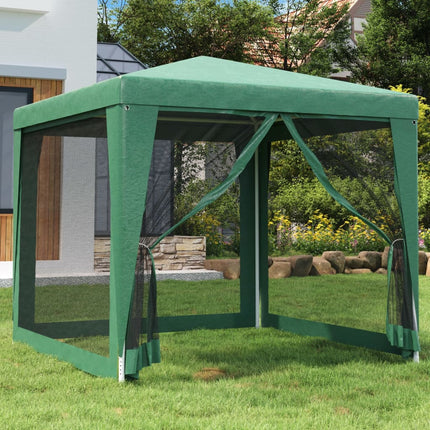 Partytent Met 4 Mesh Zijwanden 4X3 M