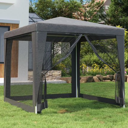 Partytent Met 4 Mesh Zijwanden 4X3 M