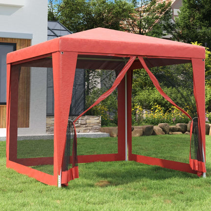 Partytent Met 4 Mesh Zijwanden 4X3 M