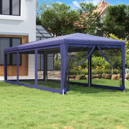 Partytent Met 8 Mesh Zijwanden Hdpe
