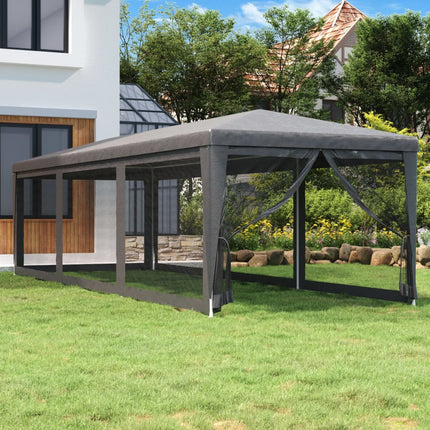 Partytent Met 8 Mesh Zijwanden Hdpe