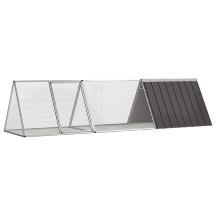 Konijnenhok 403,5X80,5X71 Cm Gegalvaniseerd Staal