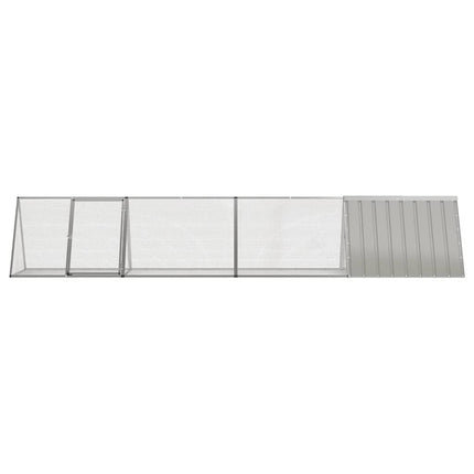 Konijnenhok 403,5X80,5X71 Cm Gegalvaniseerd Staal