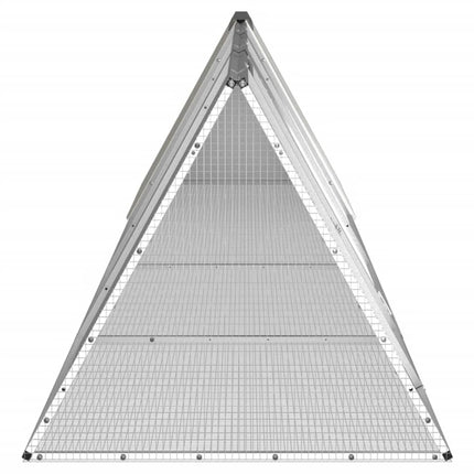 Konijnenhok 403,5X80,5X71 Cm Gegalvaniseerd Staal