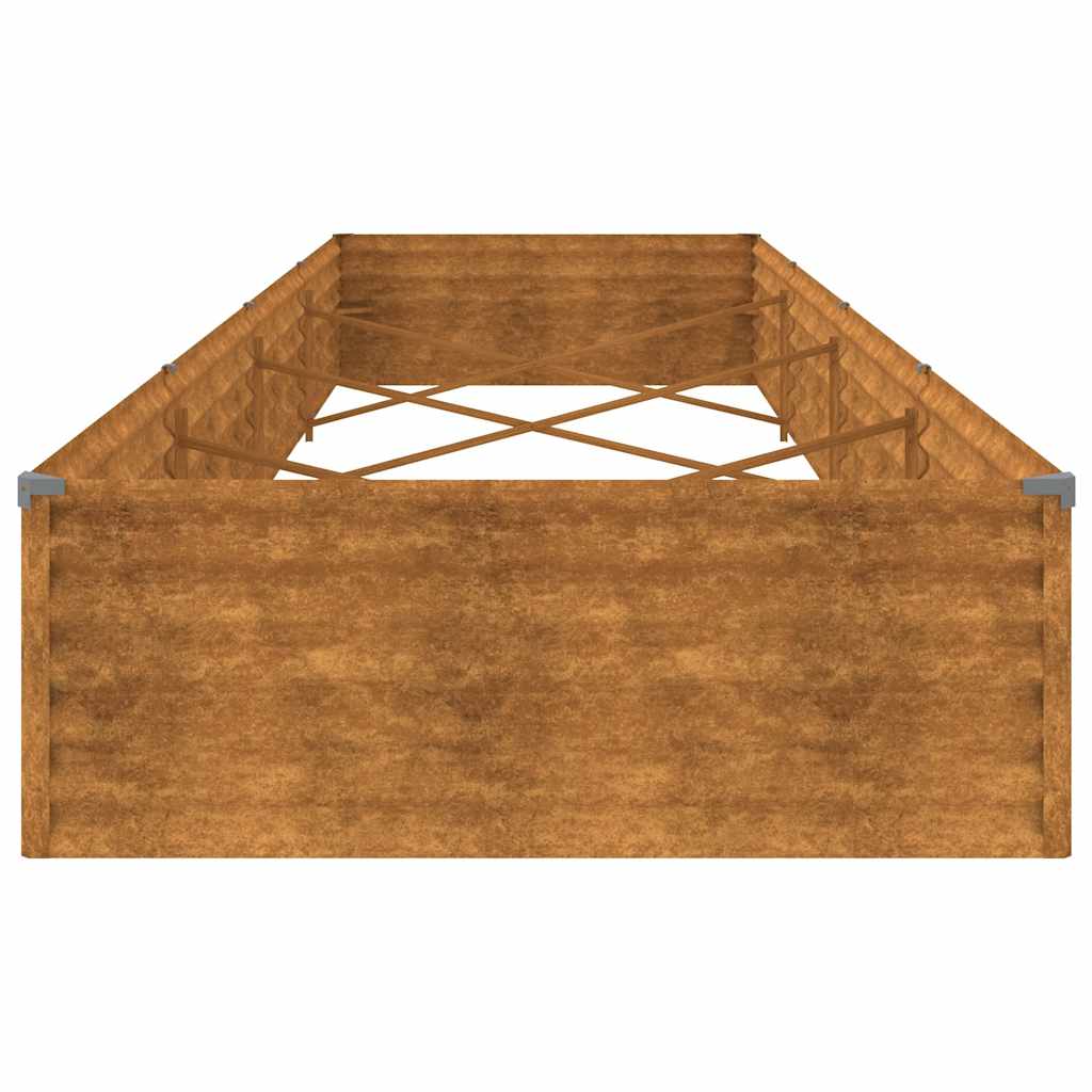 Plantenbak verhoogd 387x100x36 cm cortenstaal