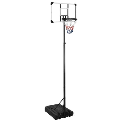 Basketbalstandaard 280-350 Cm Polycarbonaat Transparant Sonoma Eiken