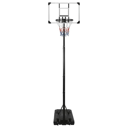 Basketbalstandaard 280-350 Cm Polycarbonaat Transparant Sonoma Eiken