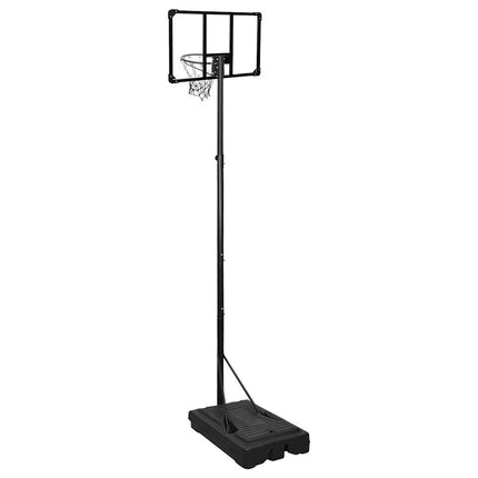 Basketbalstandaard 280-350 Cm Polycarbonaat Transparant Sonoma Eiken