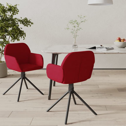 Eetkamerstoelen Draaibaar Fluweel