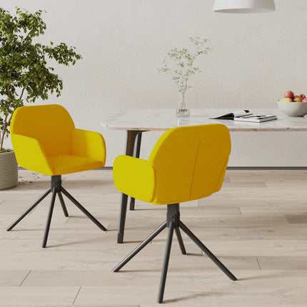 Eetkamerstoelen Draaibaar Fluweel