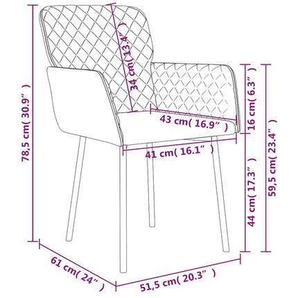 Eetkamerstoelen Fluweel