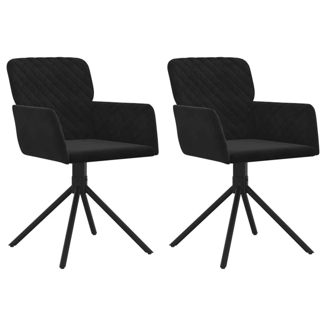 Eetkamerstoelen Draaibaar Fluweel