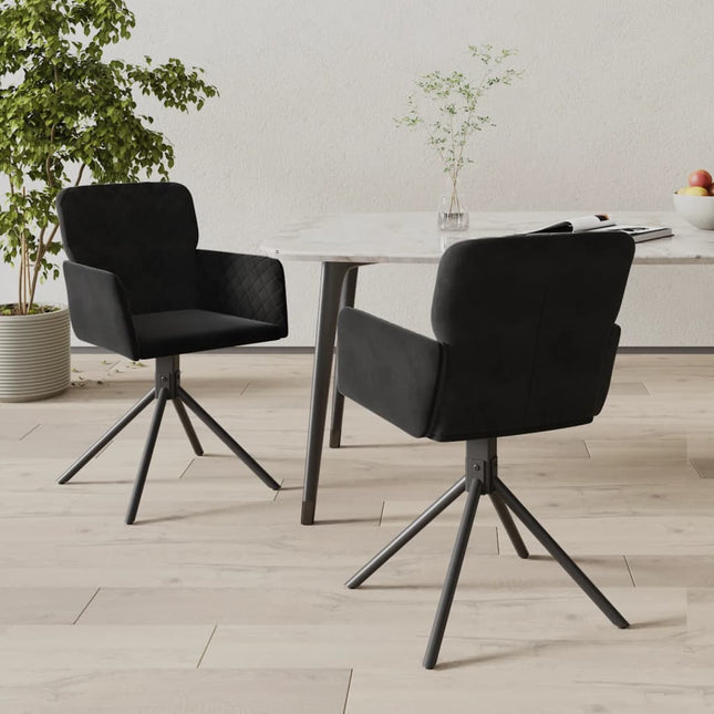 Eetkamerstoelen Draaibaar Fluweel