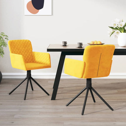 Eetkamerstoelen Draaibaar Fluweel