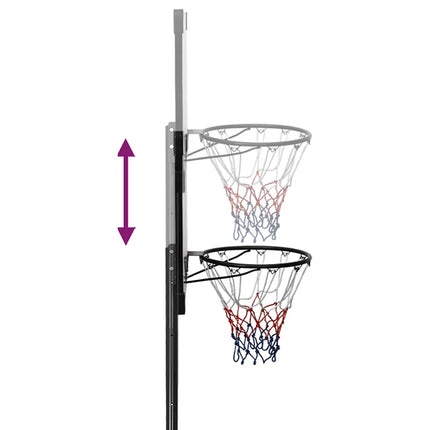 Basketbalstandaard 235-305 Cm Polycarbonaat Transparant Bruin