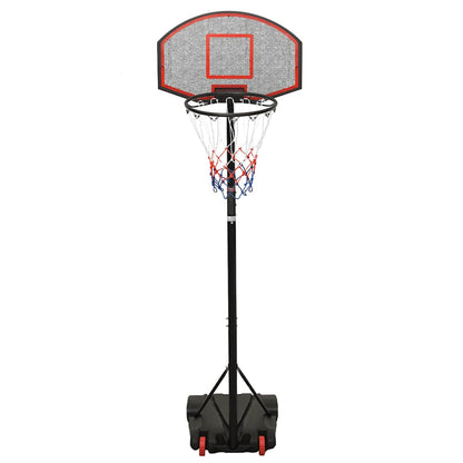Basketbalstandaard 216-250 cm polyethyleen zwart
