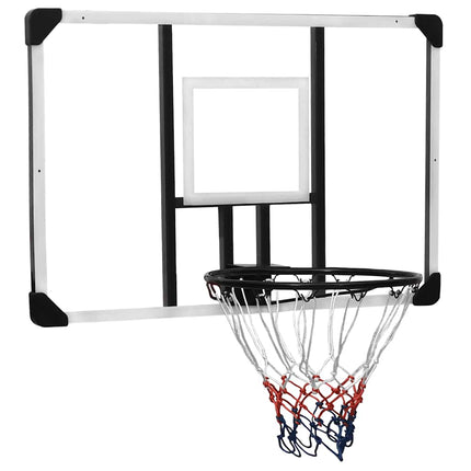 Basketbalbord 90X60X2,5 Cm Polycarbonaat Transparant