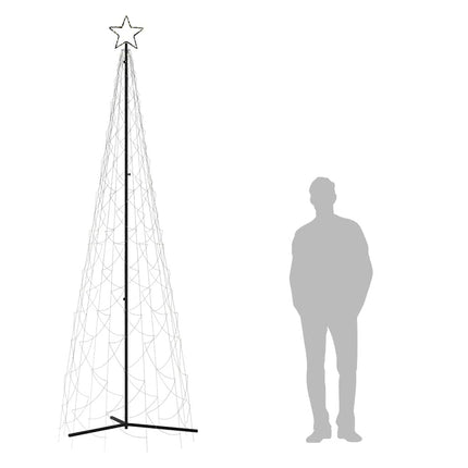 Kerstkegelboom 500 Led's 100X300 Cm