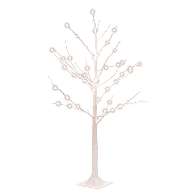 Berkenboom Led 48 Led's Warmwit Wit