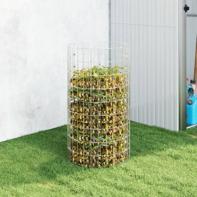 Compostbak Ø50X100 Cm Gegalvaniseerd Staal