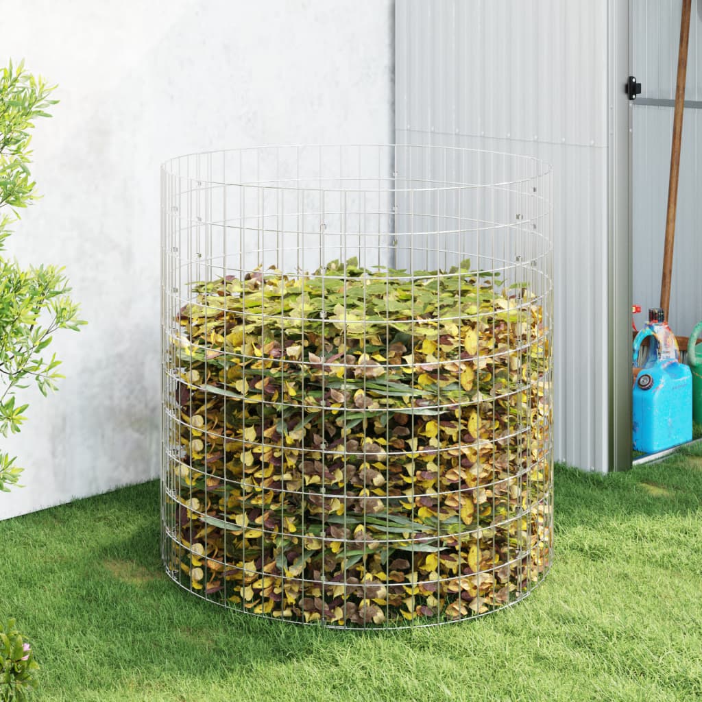Compostbak Ø50X100 Cm Gegalvaniseerd Staal