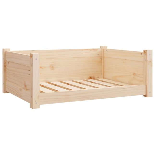 Hondenmand 75,5X55,5X28 Cm Massief Grenenhout