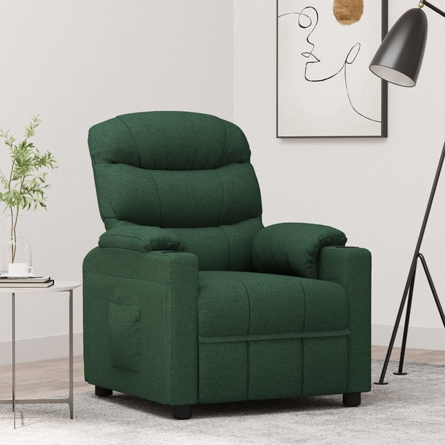 Fauteuil Verstelbaar Stof Donkergroen