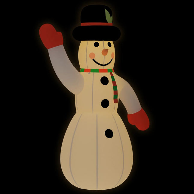 Sneeuwpop Opblaasbaar Met Led's