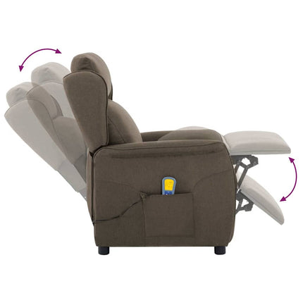 Massagestoel 93.5 X 67.5 X 101.5 Cm Stof