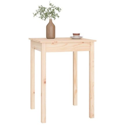 Eettafel 55X55X75 Cm Massief Grenenhout