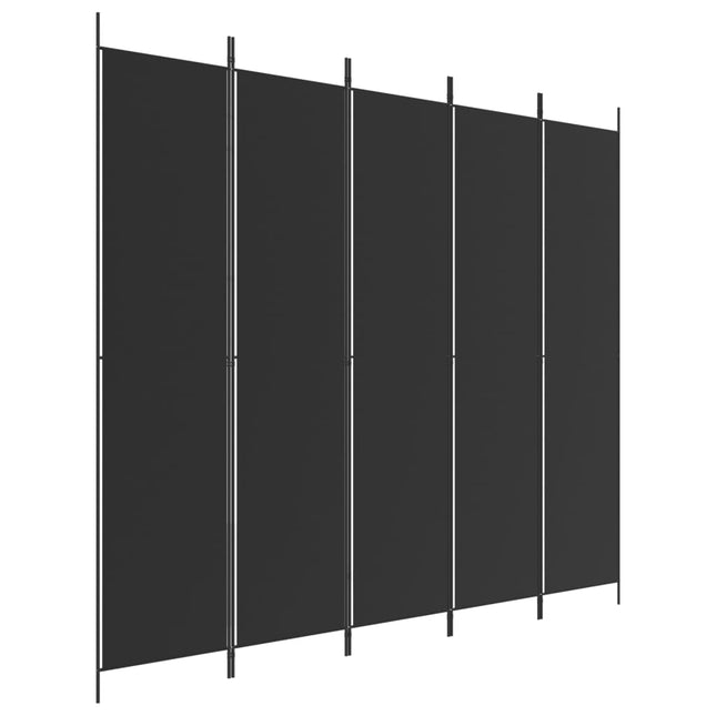 Kamerscherm Met 5 Panelen Stof