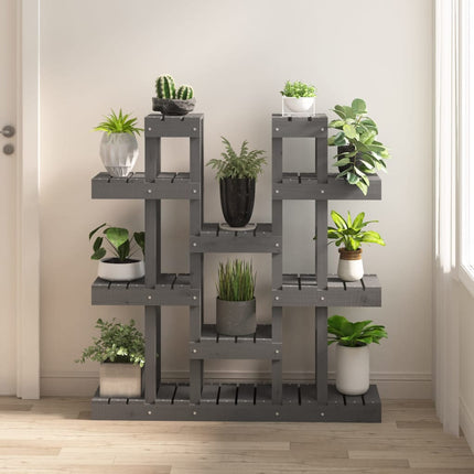 Plantenstandaard 104,5X25X109,5 Cm Massief Grenenhout