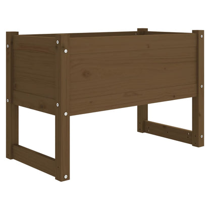 Plantenbak Massief Grenenhout Honingbruin