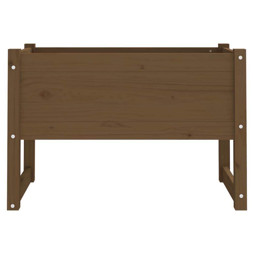 Plantenbak Massief Grenenhout Honingbruin