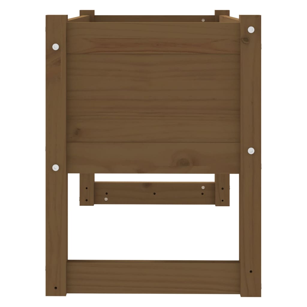 Plantenbak Massief Grenenhout Honingbruin